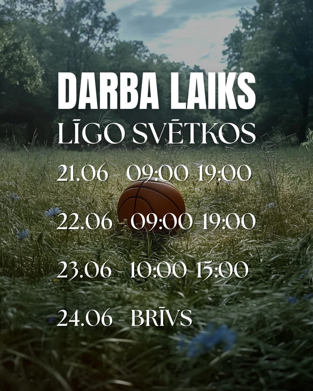 Darba laiks Līgo svētkos